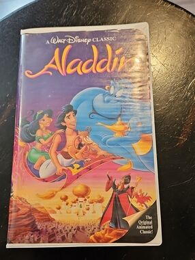 Walt Disney Classic Collectible Aladdin VHS Movie Cassette Tape - Used